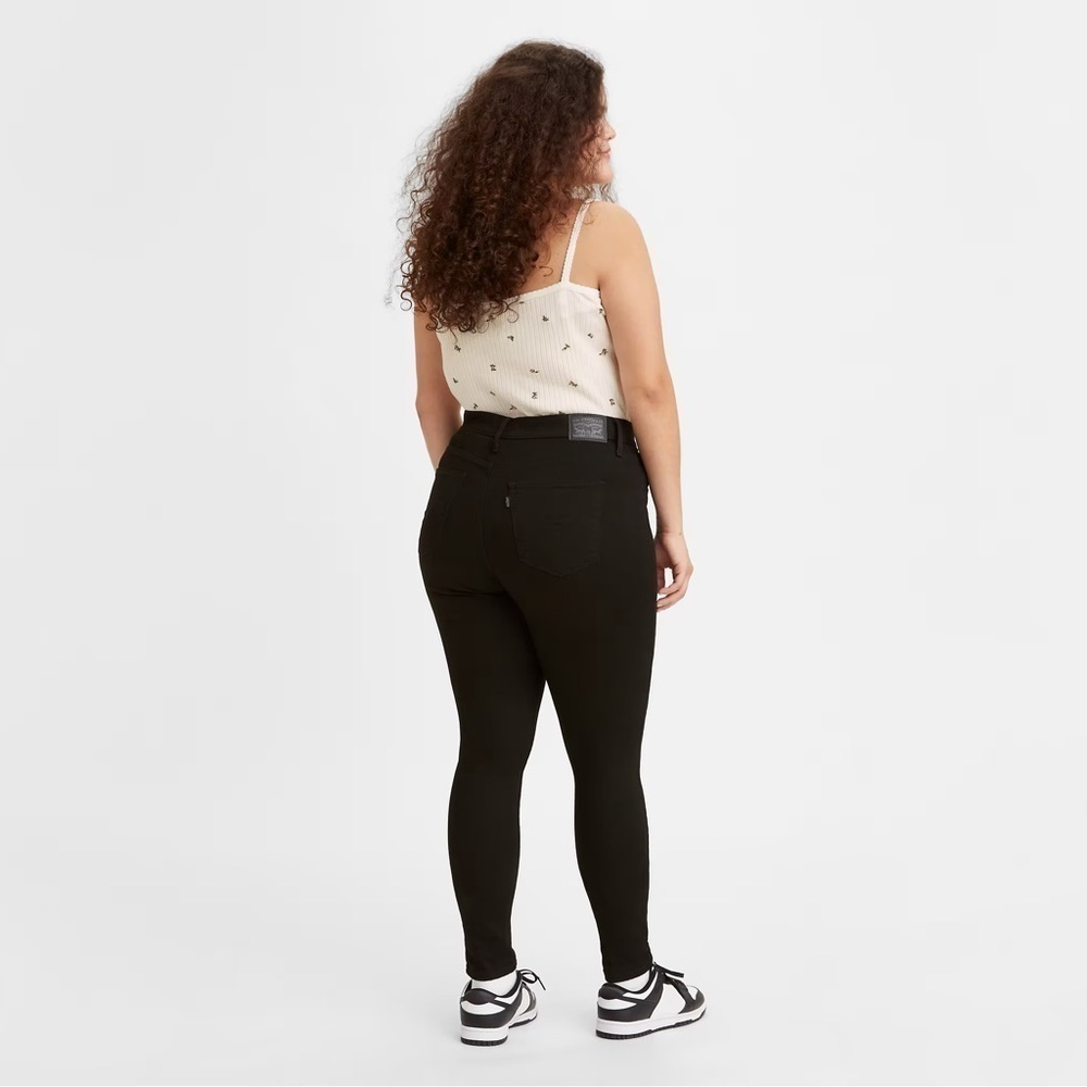 LEVI’S 720 High Rise Super Skinny Jeans Black Squared 27 - Picture 3 of 11